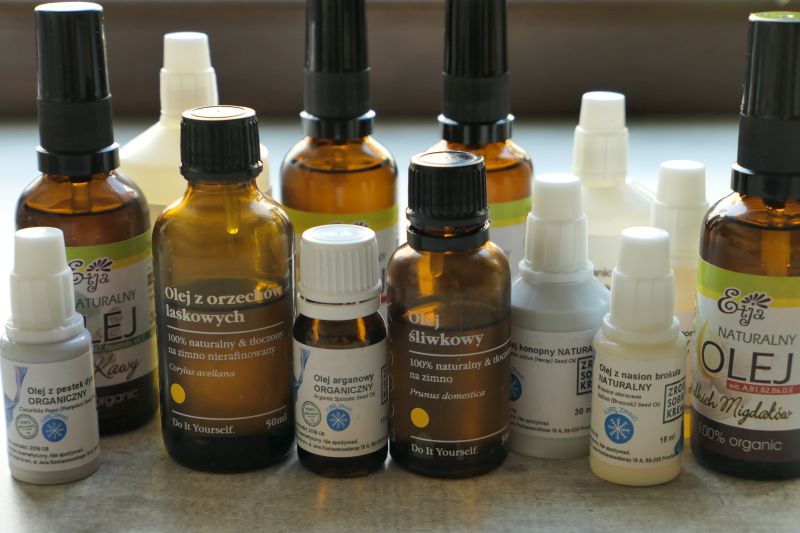 nierafinowane oleje kosmetyczne