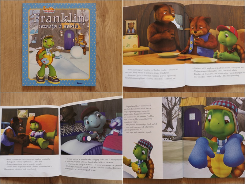 seria bajek z Franklinem z grafikami komputerowymi