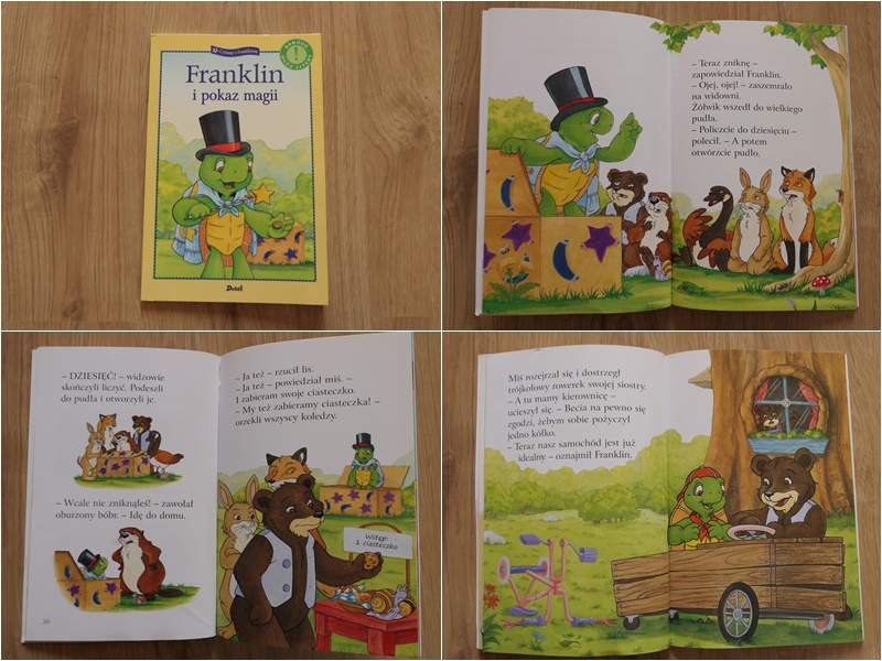 seria Franklin z dużymi literami do nauki czytania