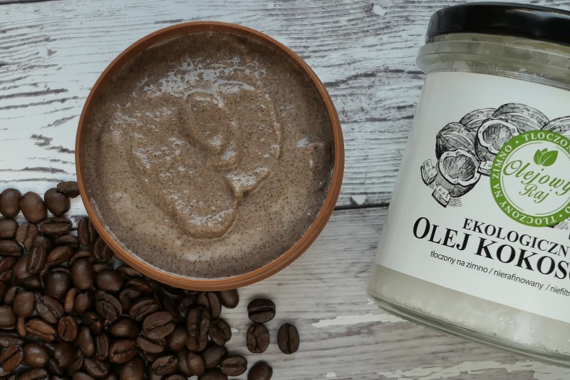 scrub do ciała kawa kokos