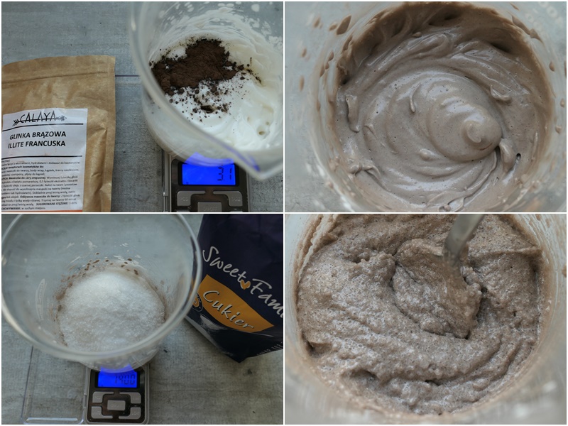 przepis na kawowo kokosowy scrub