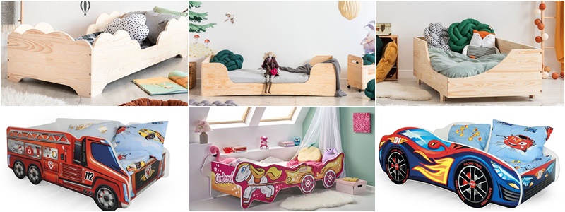 łóżka rózne kształty drewnianej ramy duży wybór łóżek dla dzieci
